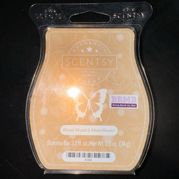 Scentsy Blond Wood & Moonflower Wax Bar - Picture 2 of 4